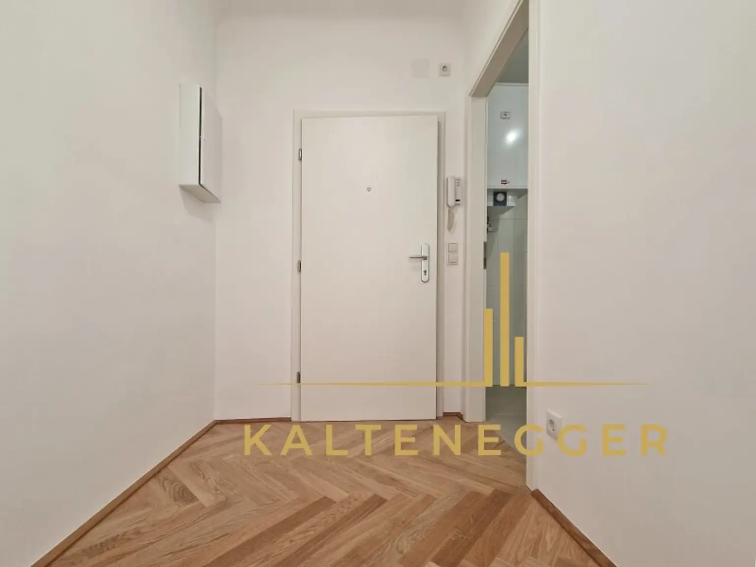 Vorraum, rechts Badezimmer + WC