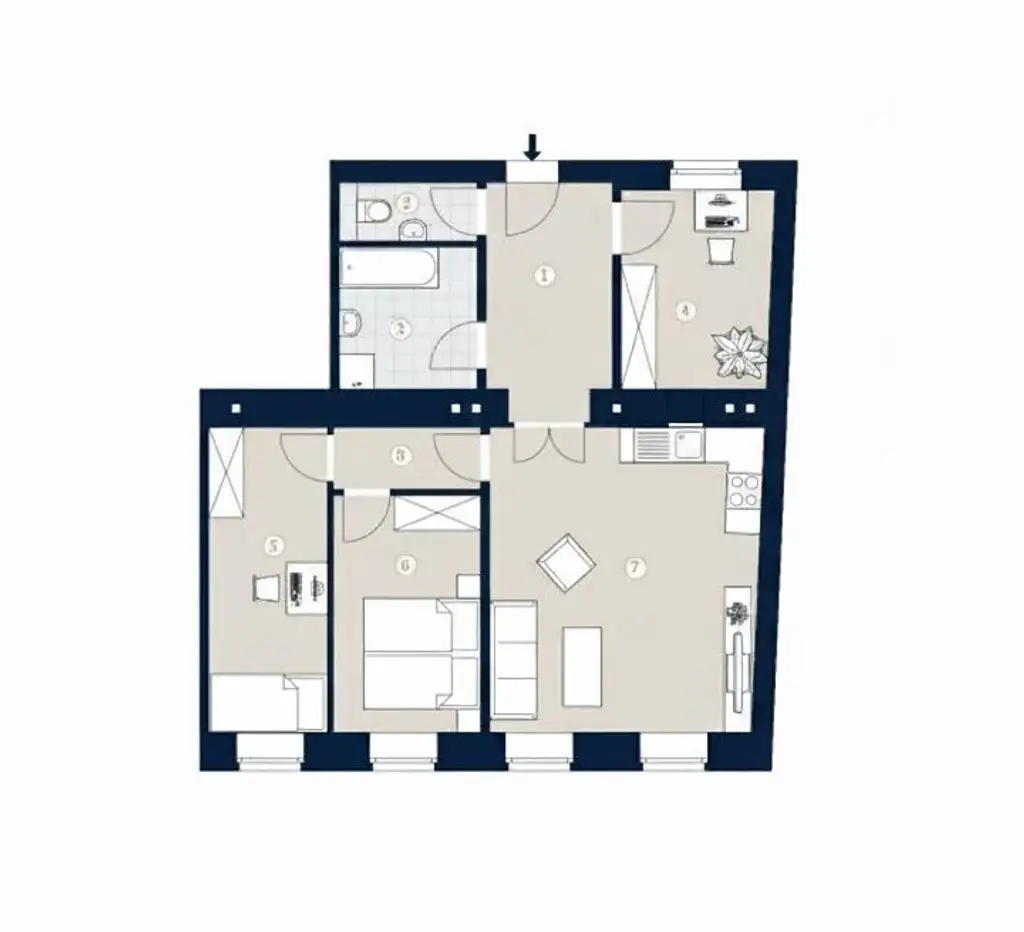 Erstbezug in Neubau Living - 
sanierte 4-Zimmer-Altbauwohnung