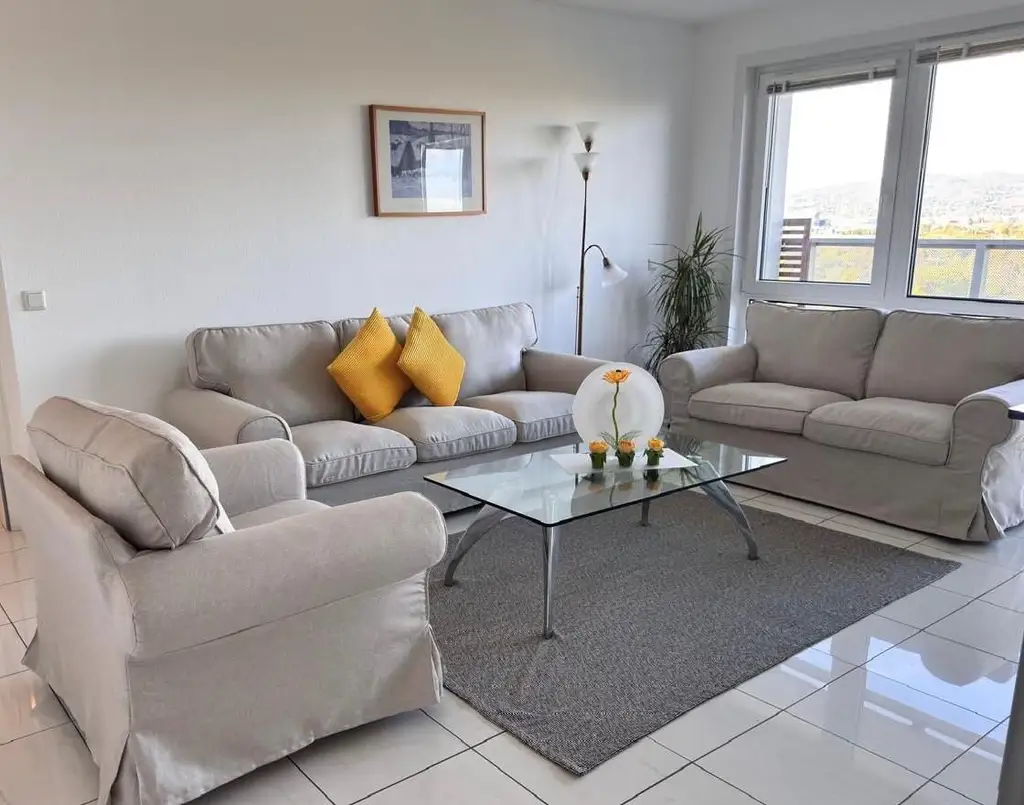 " Golden Hour, Every Hour – Furnished Apartment with Terrace in Mischek Tower"