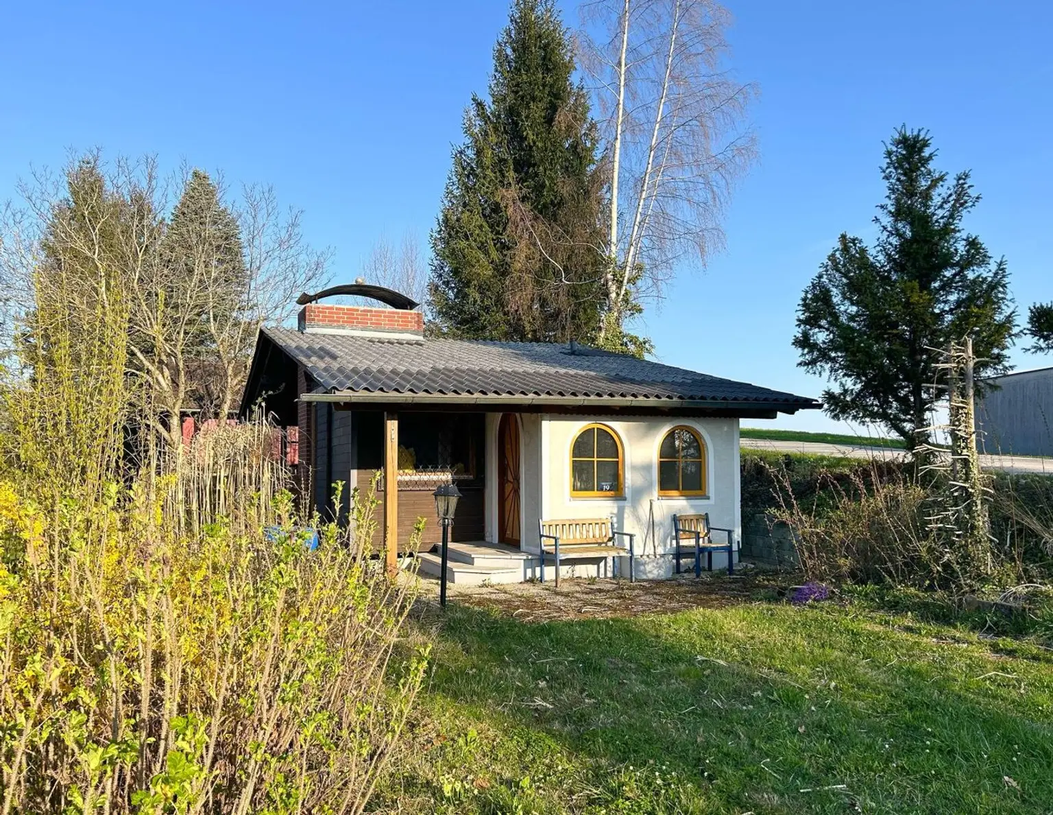 Idyllisches Grundstück mit Hütte und Panoramablick in Zehetner