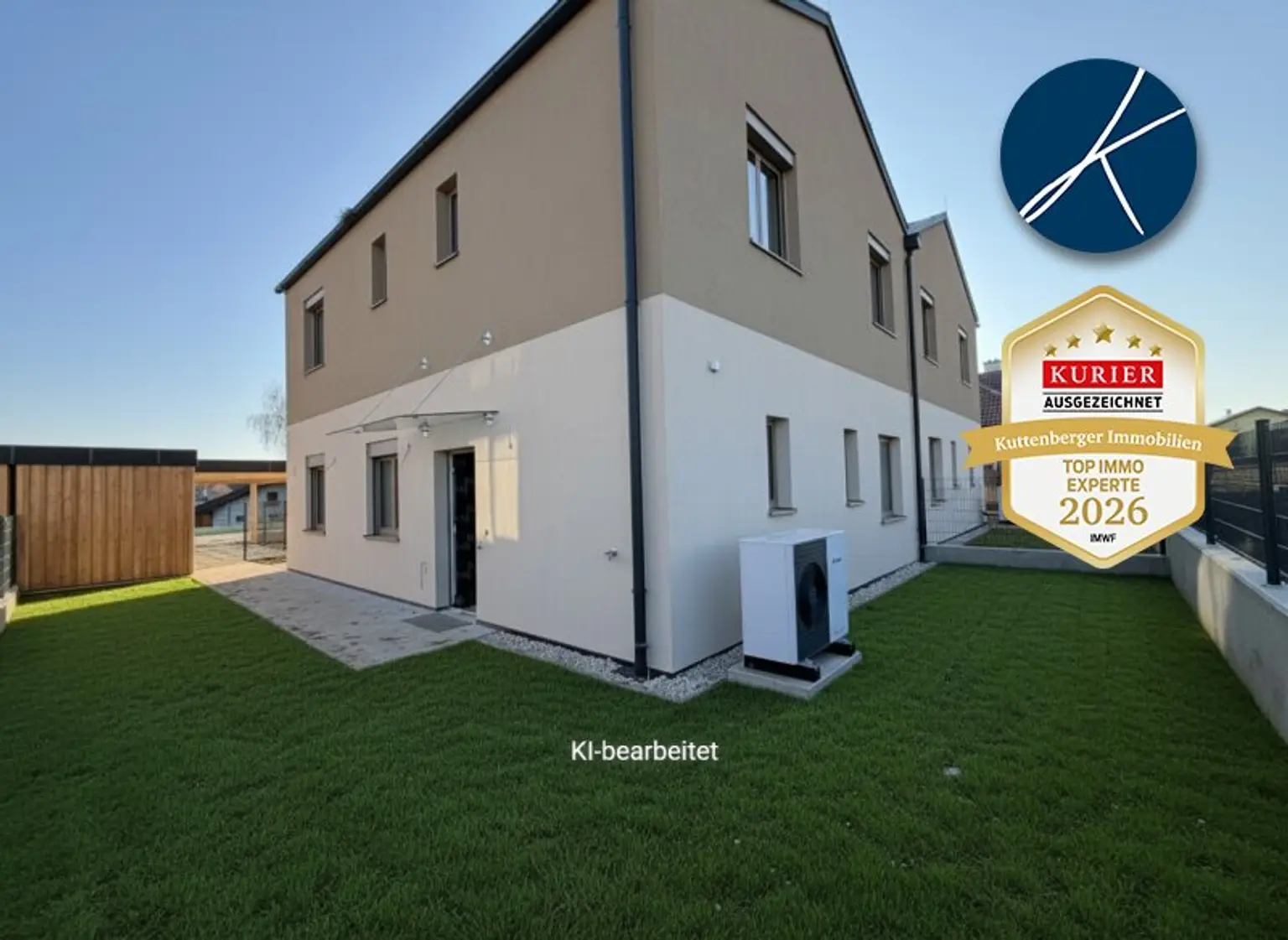 Garten und rückwärtige Ansicht