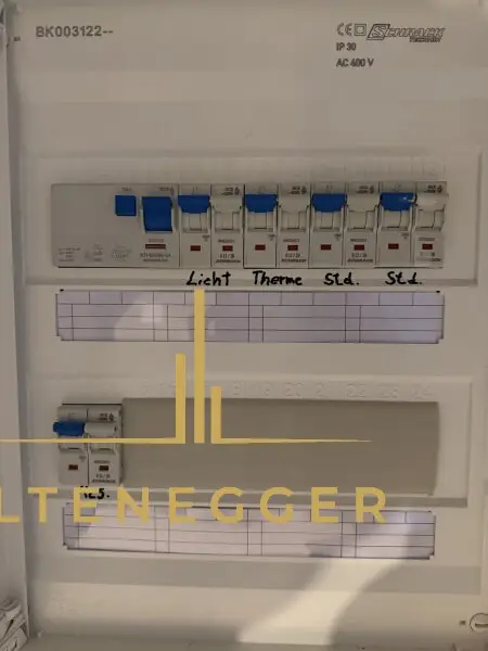 neuer Elektroverteiler