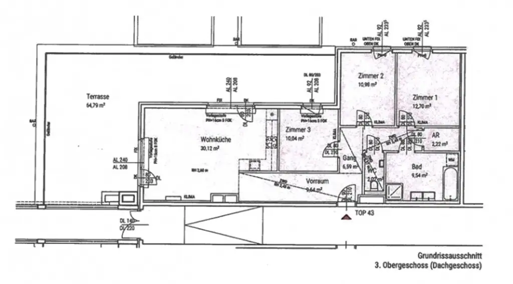 Traumhafte 4-Zimmer-Dachgeschoßwohnung mit großer 65m² Terrasse und Garagenplatz in 1220 Wien – Jetzt zugreifen!