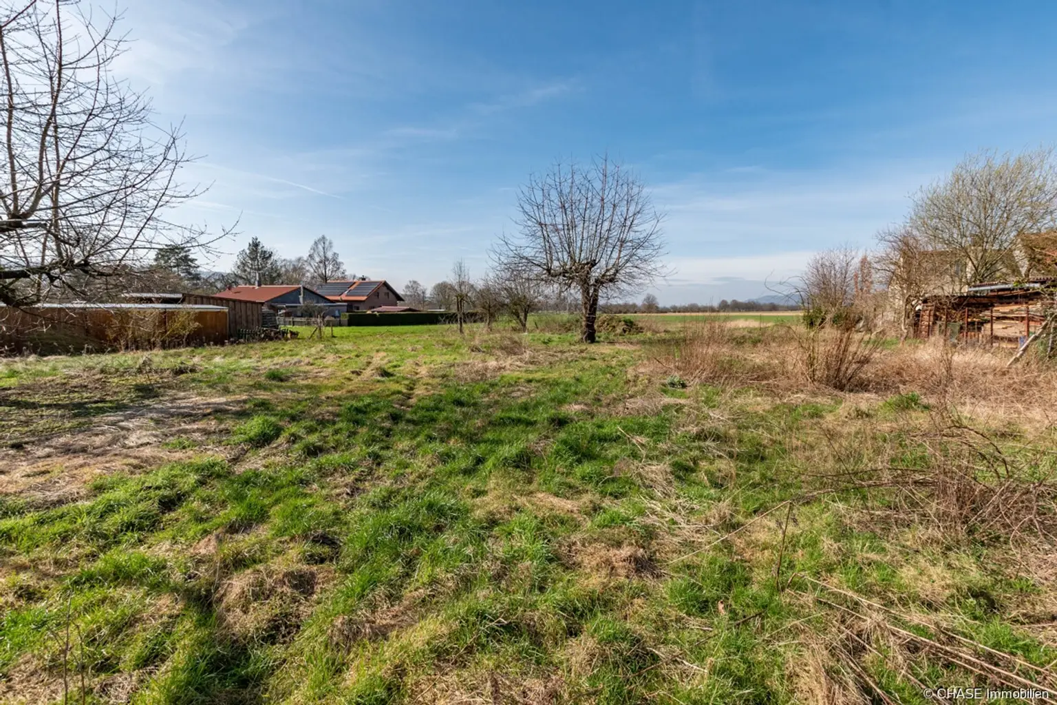 Baugrundstück Bodenansicht seitens  Wohnstraße 2