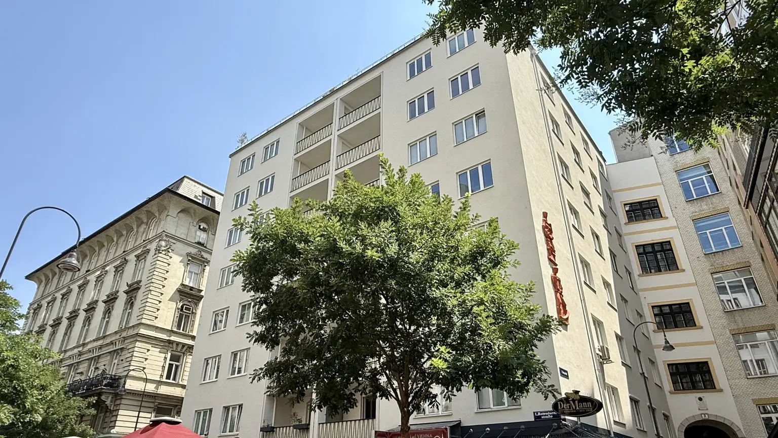 Balkonwohnung I Rotenturmstraße I Keine Mietzinsbeschränkung