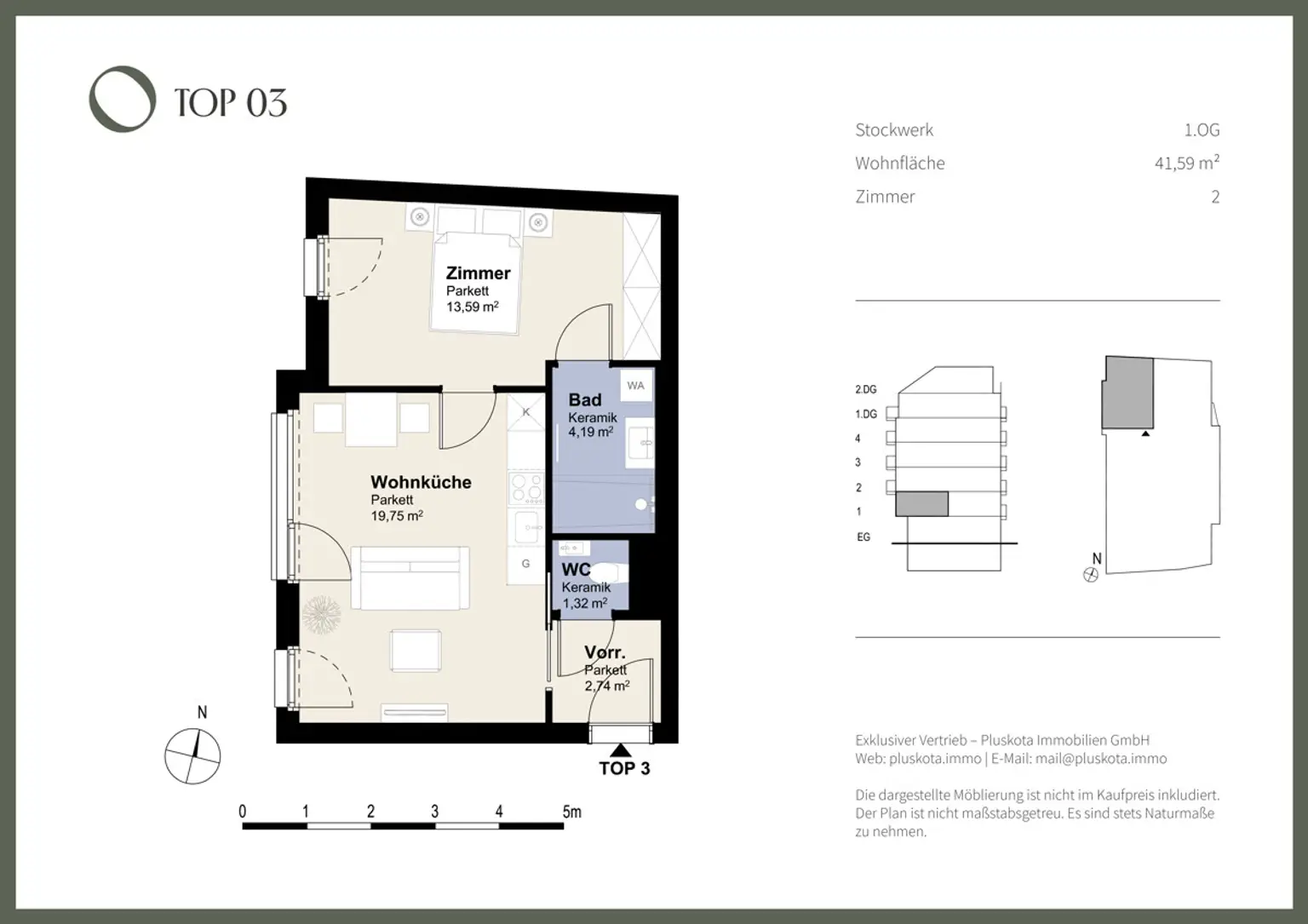 DAS VIVENOT – 2-ZIMMER CITY STARTER