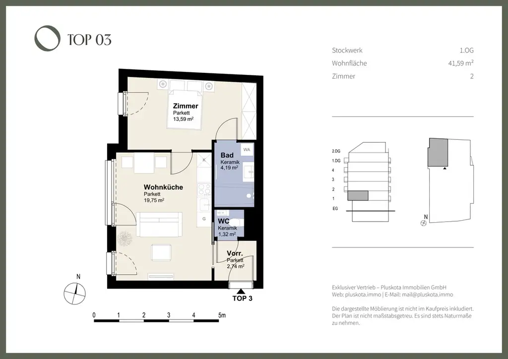 DAS VIVENOT – 2-ZIMMER CITY STARTER
