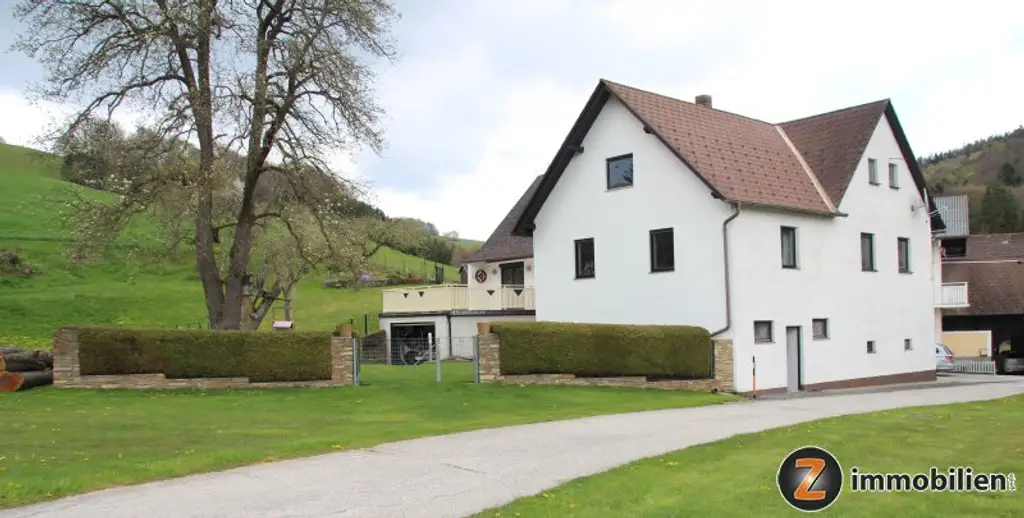 Gepflegtes Haus mit großem Garten