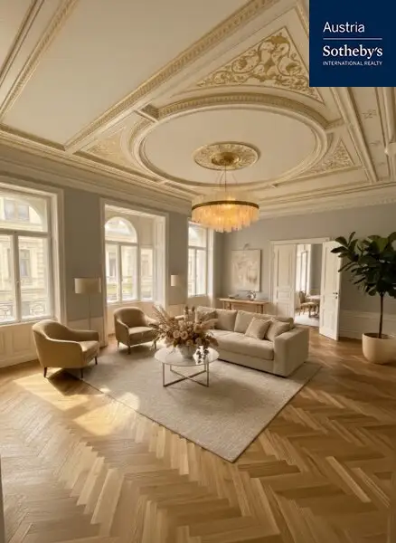 Wohnen mit Grandezza – Die Bel Étage im Wiener Altbau