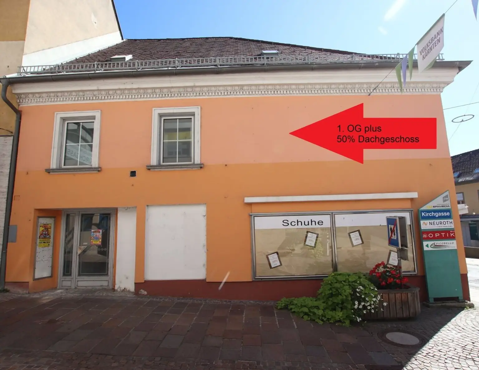 3 Wohn-/Geschäftseinheiten mit 280m² im Zentrum von Feldkirchen - Schillerplatz