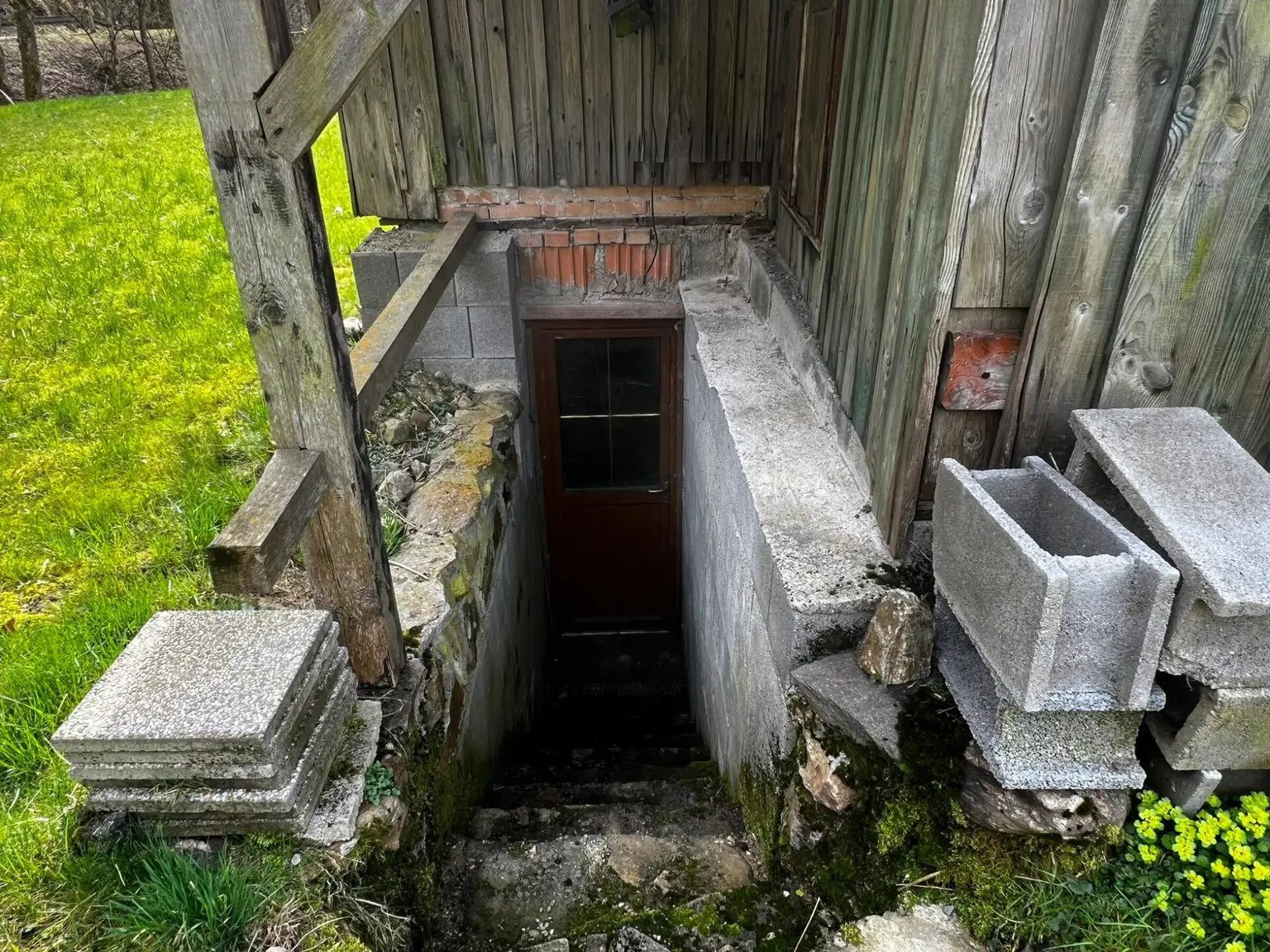 Zugang Keller Stadl