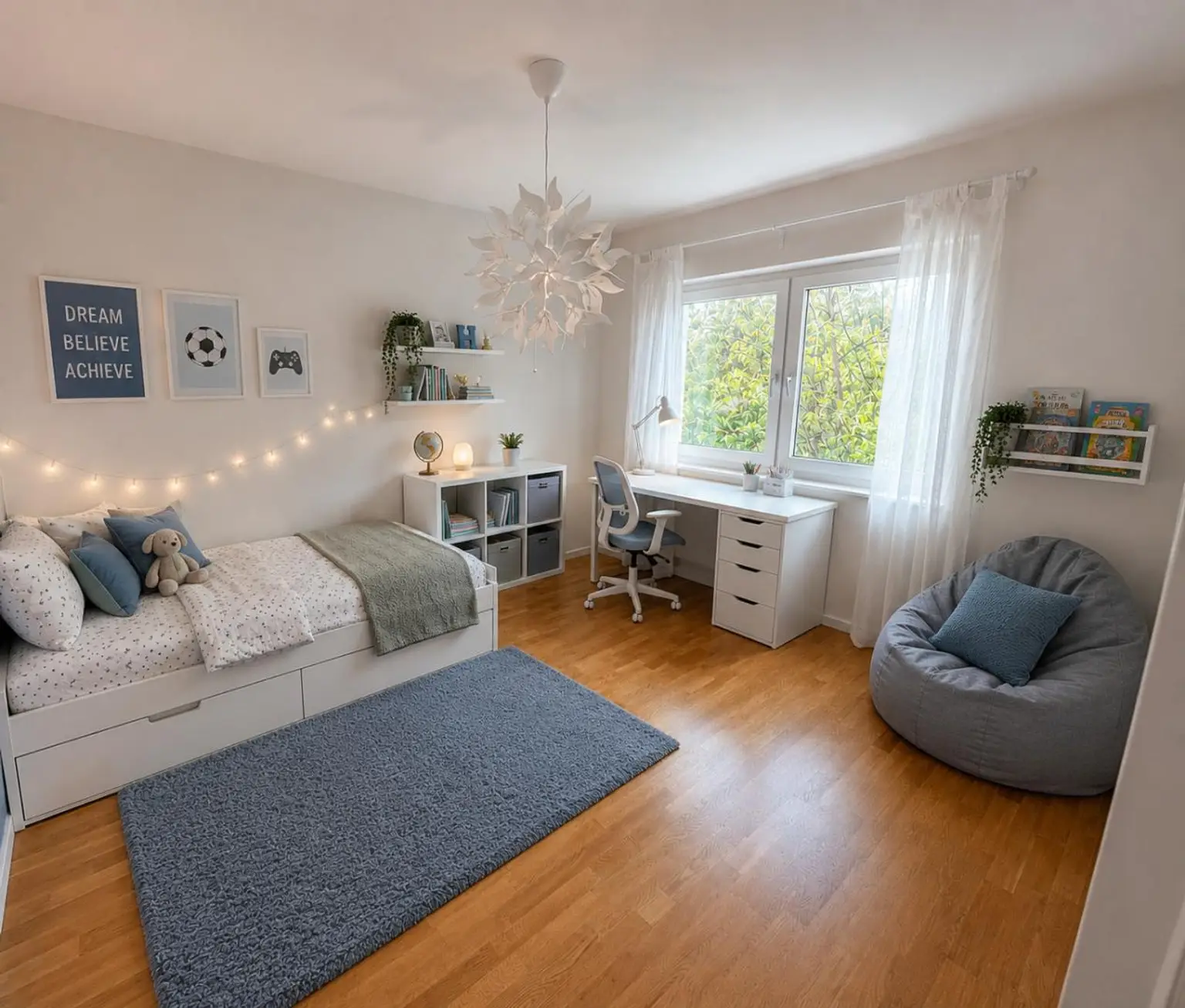 Kinderzimmer (virtuell eingerichtet)