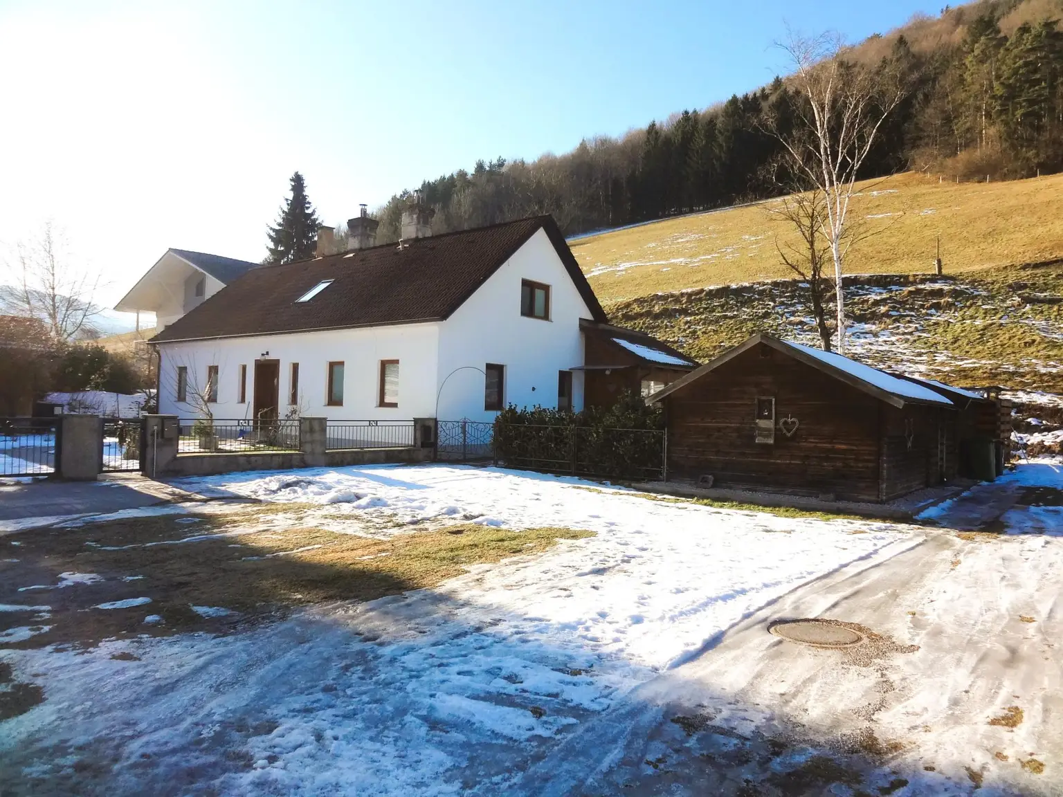 Ansicht Haus, Hütte