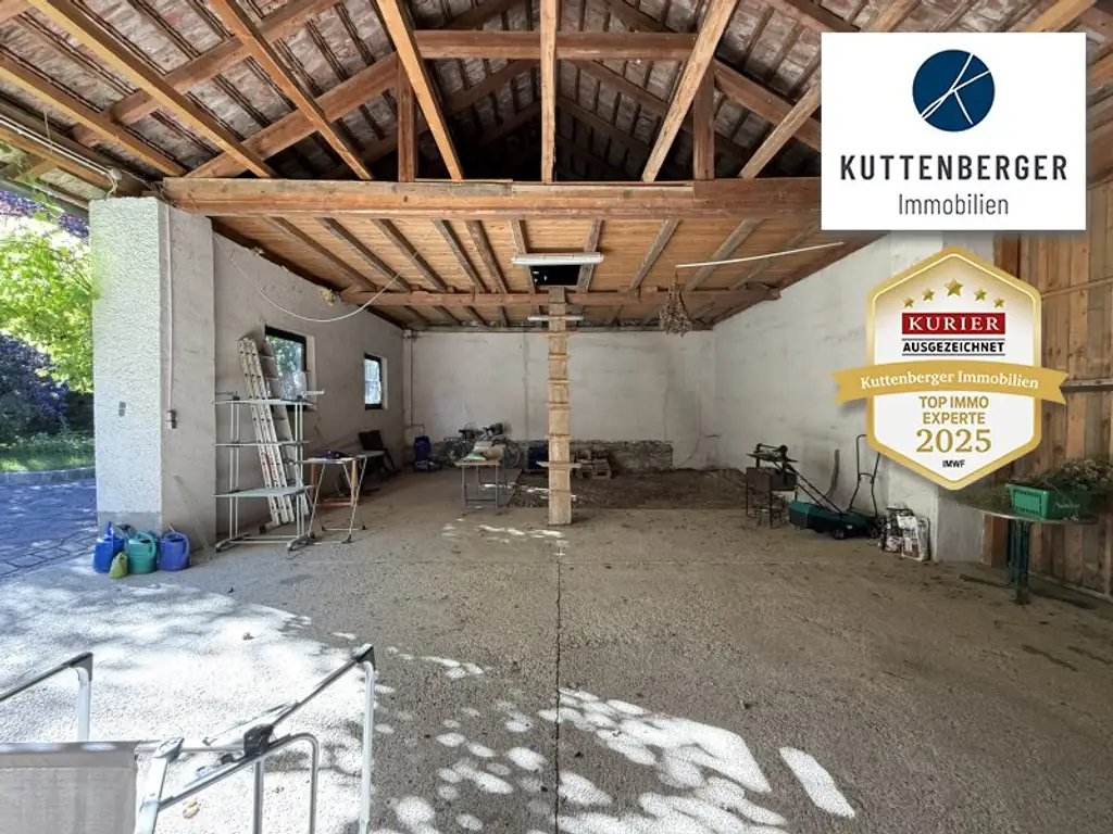 Charmantes Wohnhaus mit Garten, Scheune und traumhaftem Blick ins Grüne