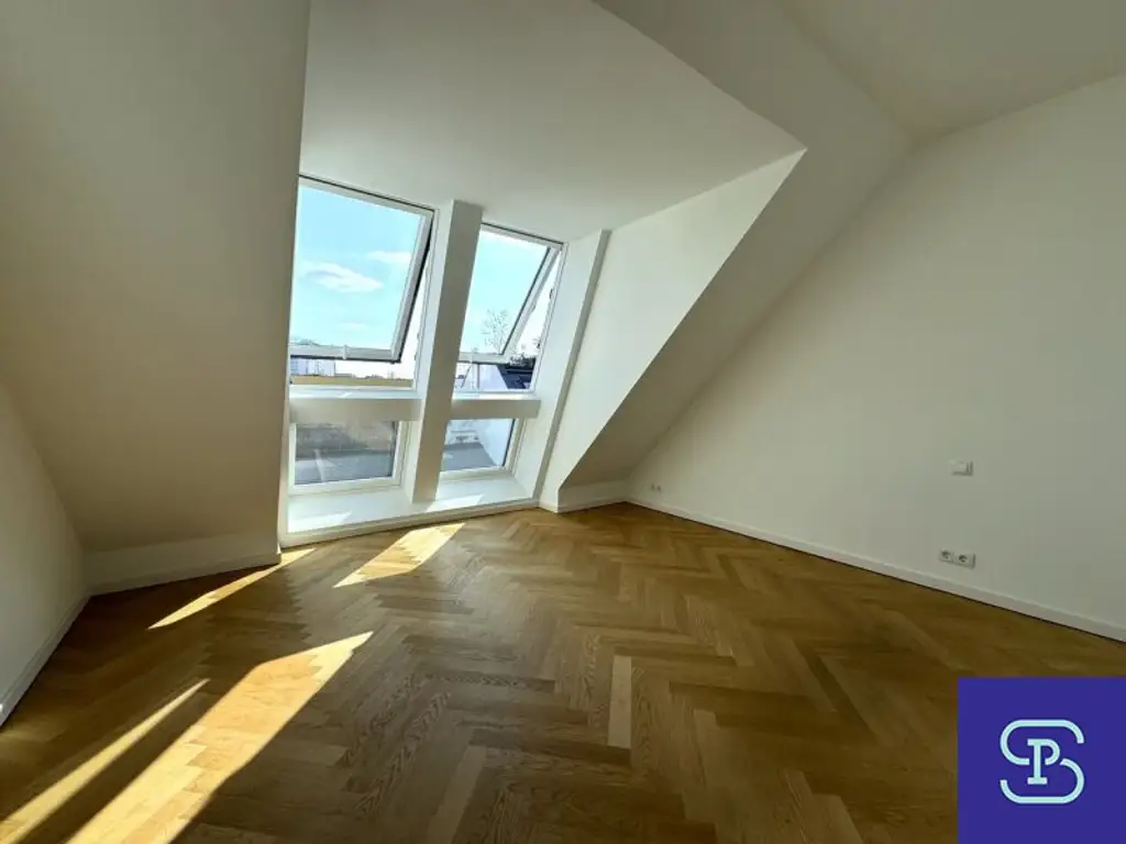 Provisionsfrei: Klimatisierte 73m² DG-Wohnung + 10,2m² Terrasse Nähe Karmelitermarkt - 1020 Wien