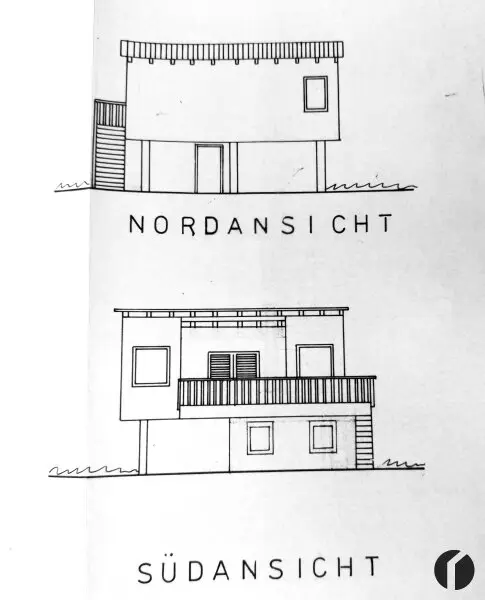 Ansicht Nord-Süd