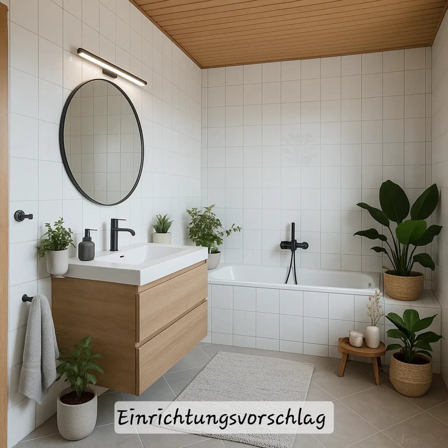 Einrichtungsvorschlag Badezimmer