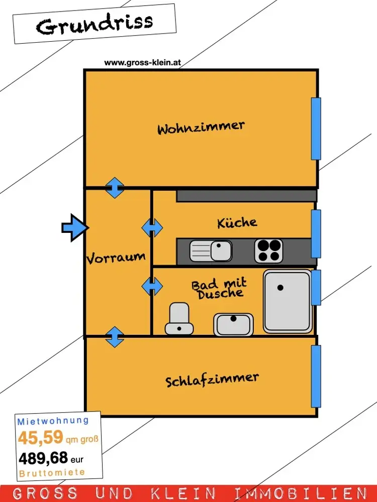 Zimmer_Küche_
Kabinett  - Wohnung 

Gute Lage_zwischen
2 U-Bahn-Stationen