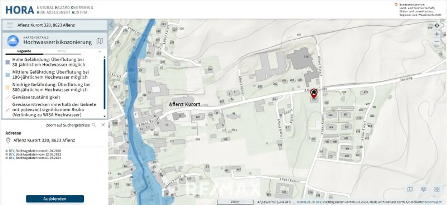 3812-313 Hochwasserrisikozone