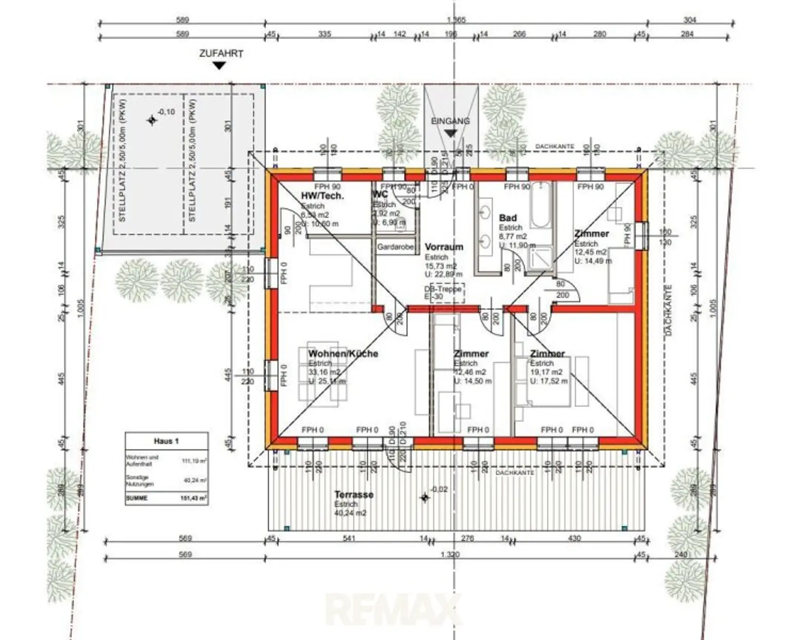 Grundriss Bungalow Beispiel