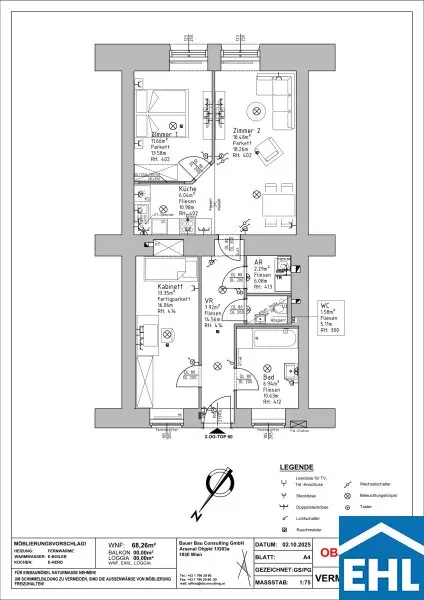 Schöne 3-Zimmer-Wohnung in 1030 Wien