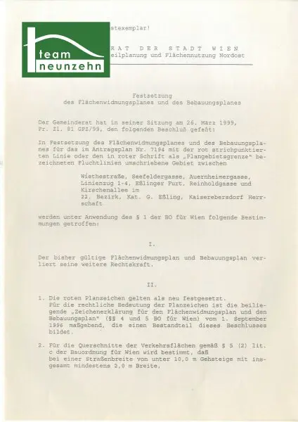 Grundstück! Für Eigenheim oder auch für Bauträger bei der Lobau . 1220 Wien, Nähe Ultzmanngasse beim Großenzersdorfer Arm
