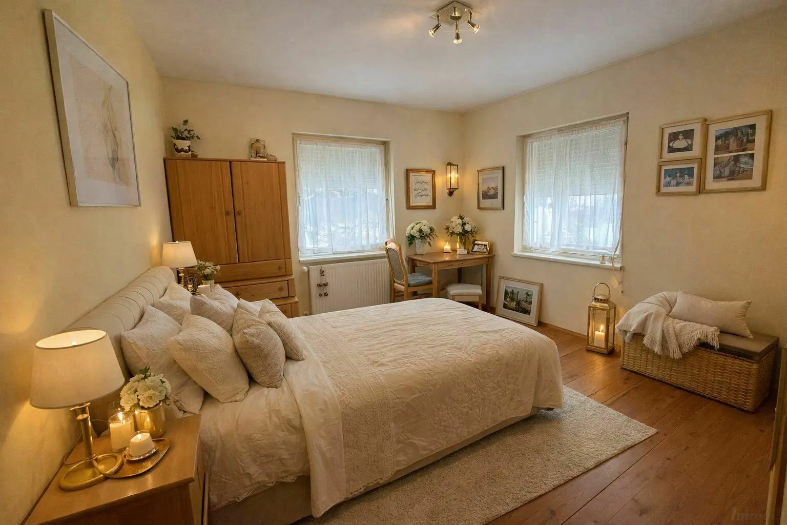 Zimmer 1 im OG, Deko KI-unterstützt