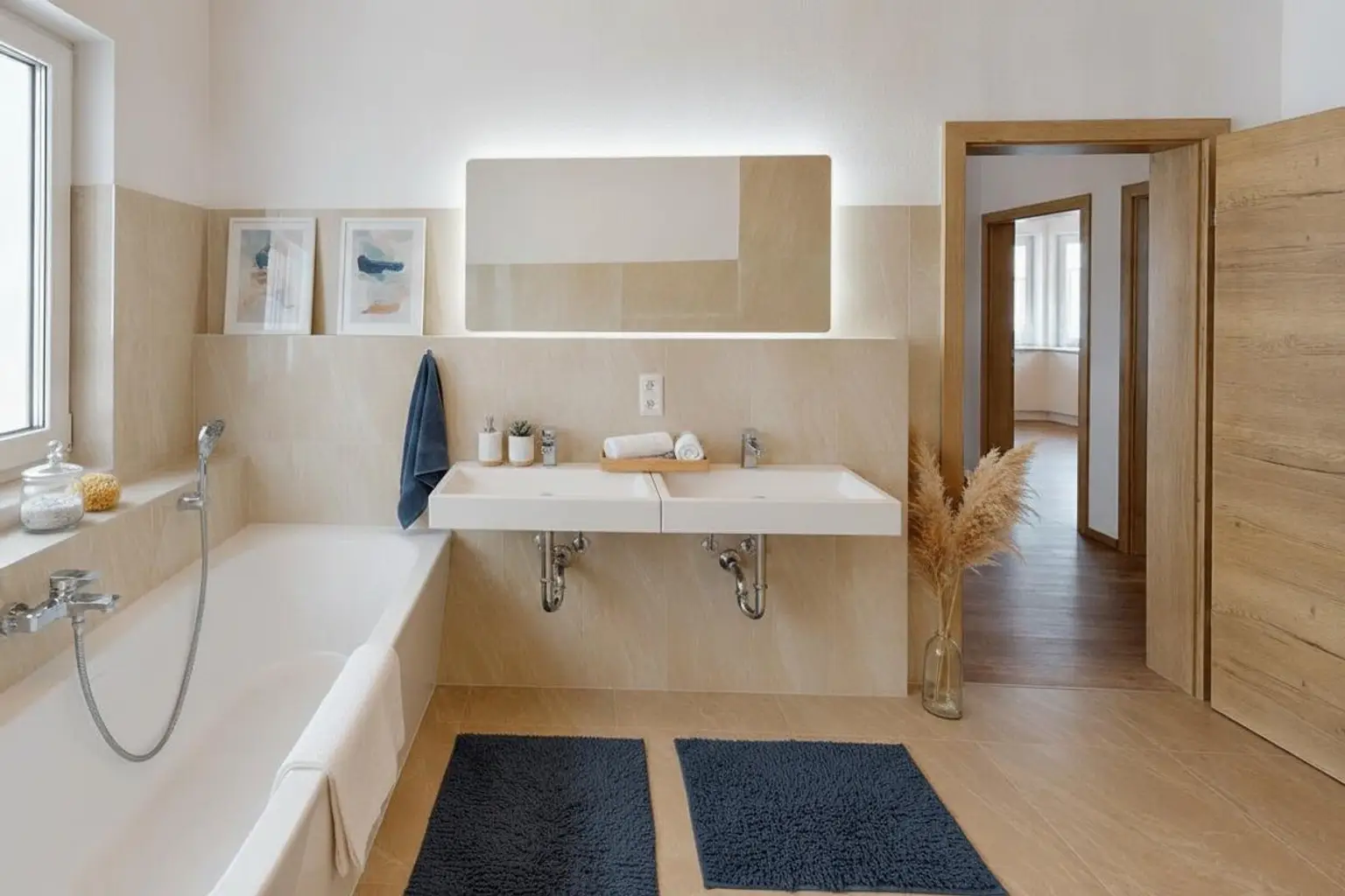 Fließ - Haus - OG Badezimmer.
