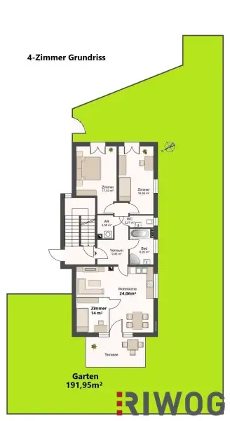 Effiziente aber Großzügige Gartenwohnung mit ca. 200 m² Garten, Luxus Küche mit Gaggenau Geräte und in ruhige Lage aber nähe U-Bahn