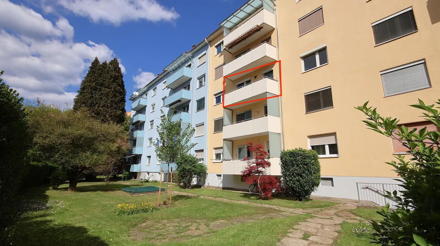Blick Richtung Balkon