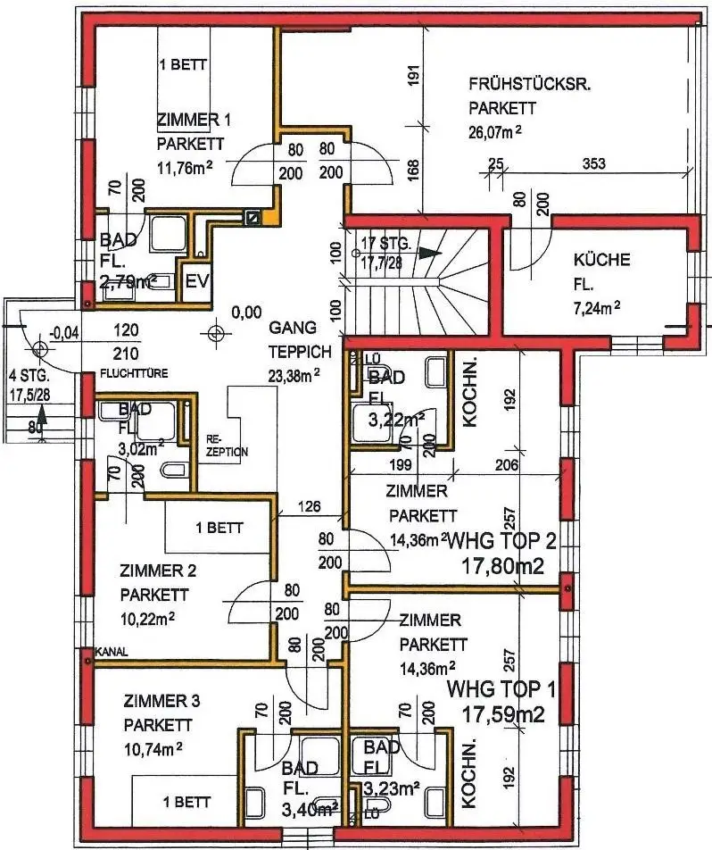 Grundriss EG Pension