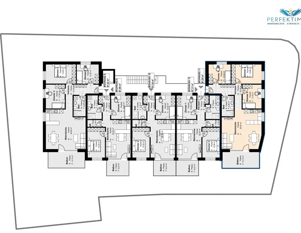 "Wohnen mit Aussicht auf die Geierwand" - Neubauwohnung W 12