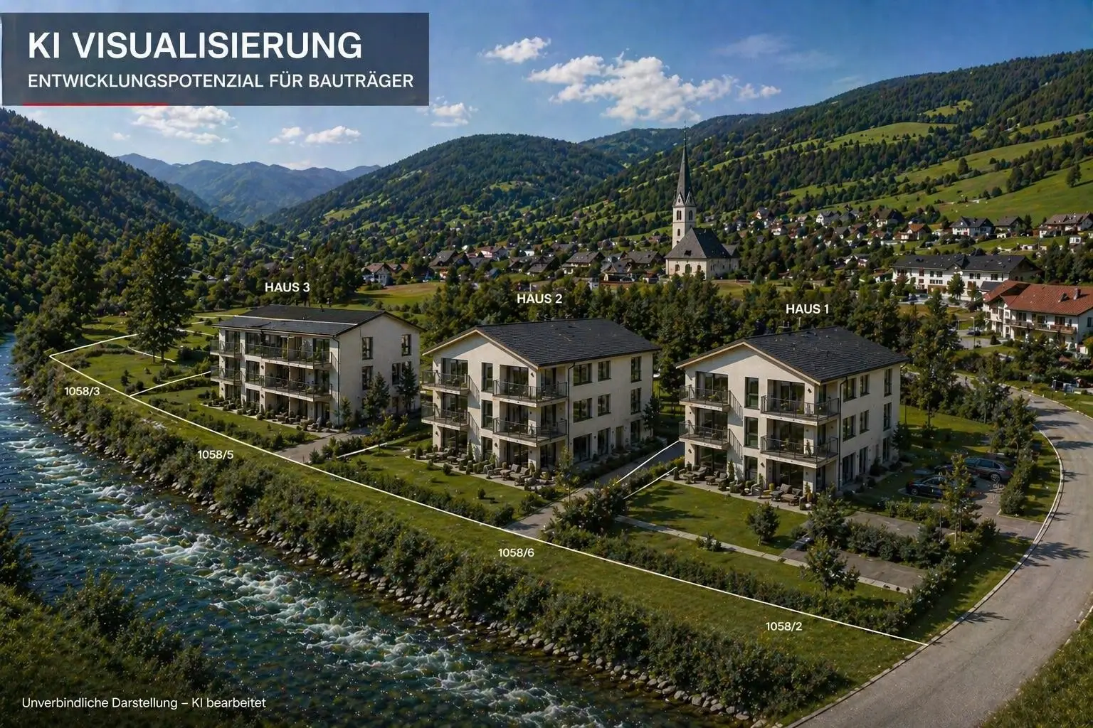 KI Bauträger Visualisierung