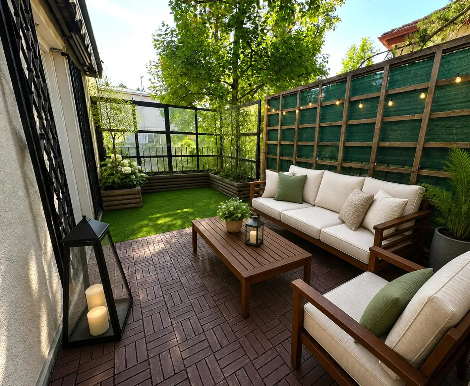 Terrasse (virtuell eingerichtet)