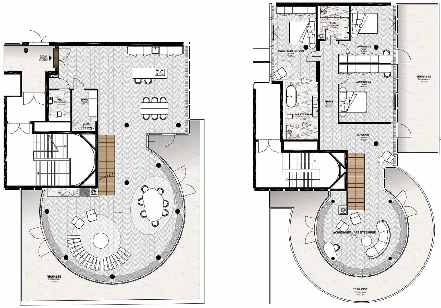 Urbaner Luxus über den Prachtstraßen Wiens