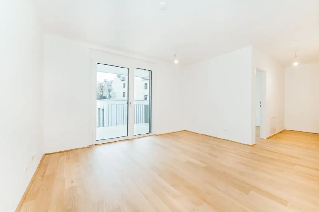 Erstbezug ab Dezember! 2-Zimmer-Balkonwohnung inkl. Stellplatz und Garten zu vermieten!