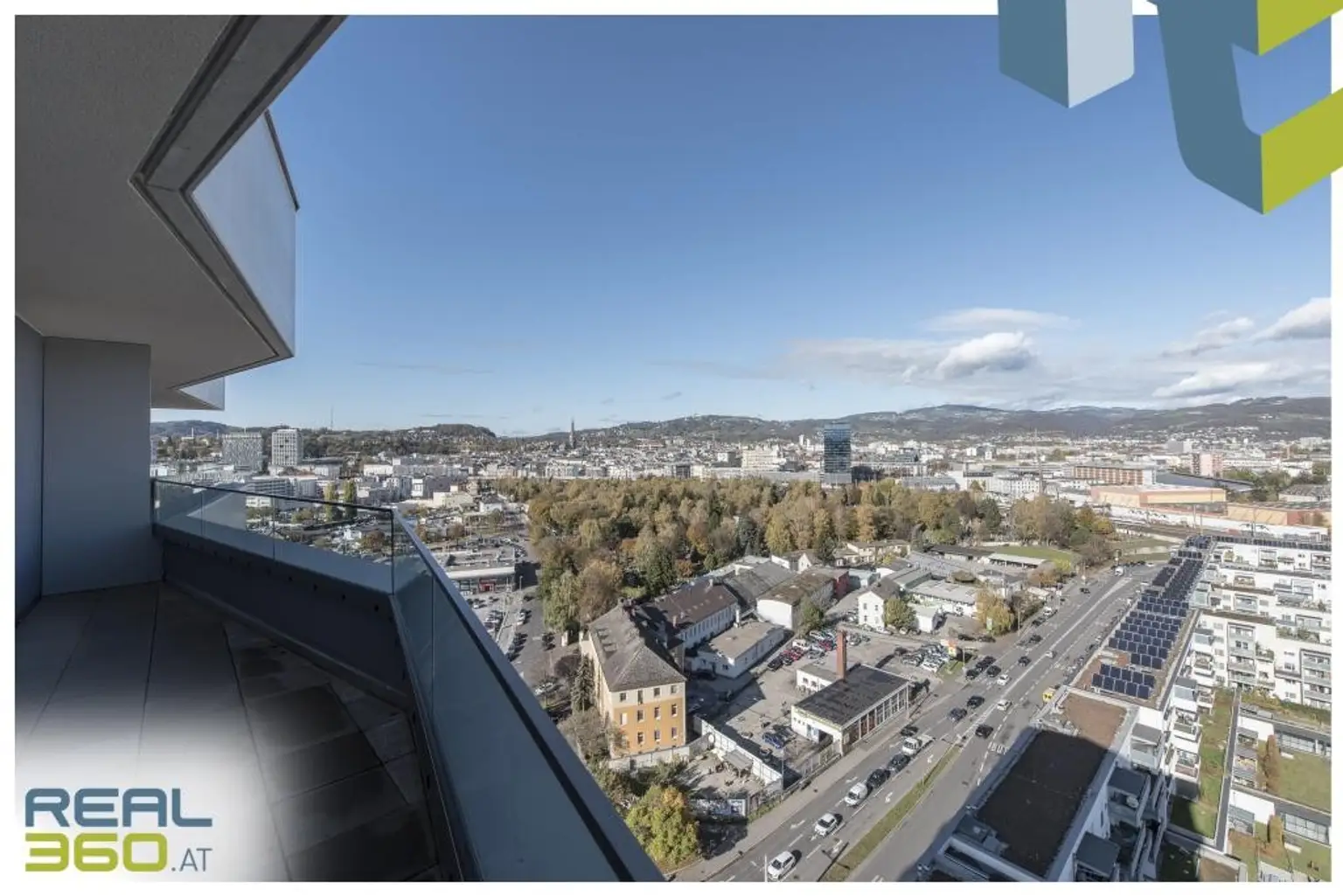 Aussicht Balkon/Loggia (17. OG)