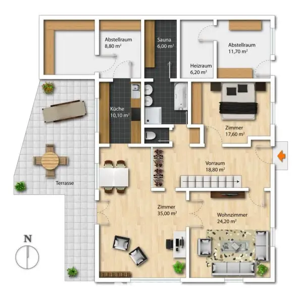 Grundriss Obergeschoss