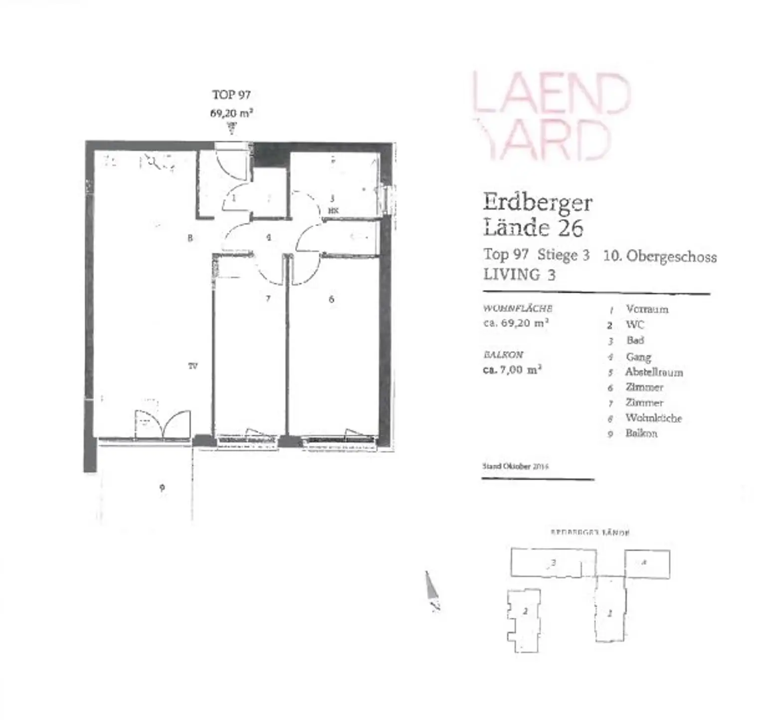 LAEND YARD - Donaukanal und Prater vor der Haustüre 
- bis 31.12.2027 vermietet