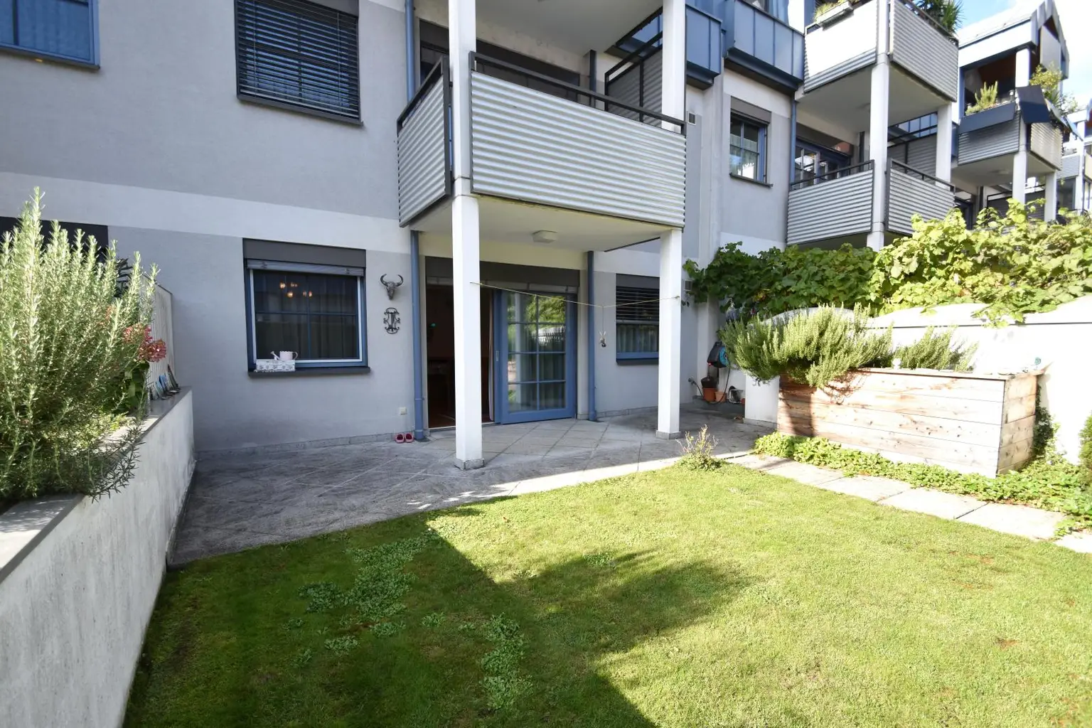 Eigentumswohnung mit Garten in zentraler Lage