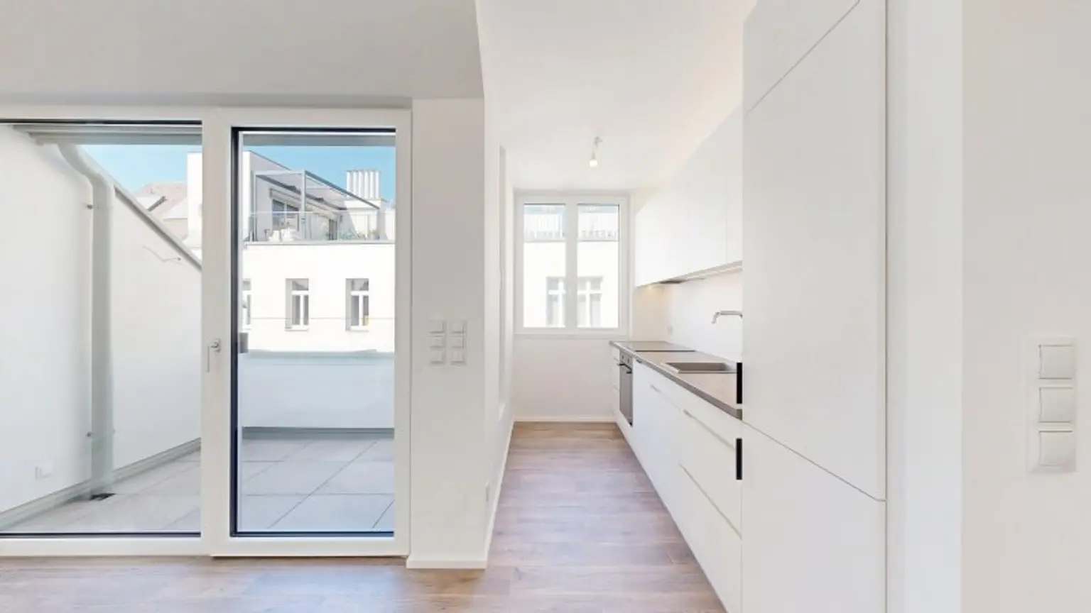 Moderne 2-Zimmer Dachgeschosswohnung | Terrasse | Klimaanlage | Nähe Café Hummel | Erstbezug