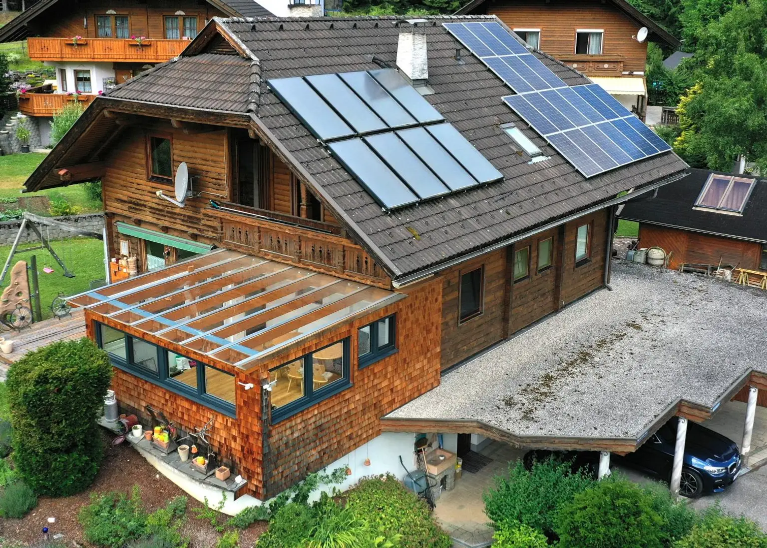 Landhaus mit Chalet-Charakter am Fuße der Turracher Höhe