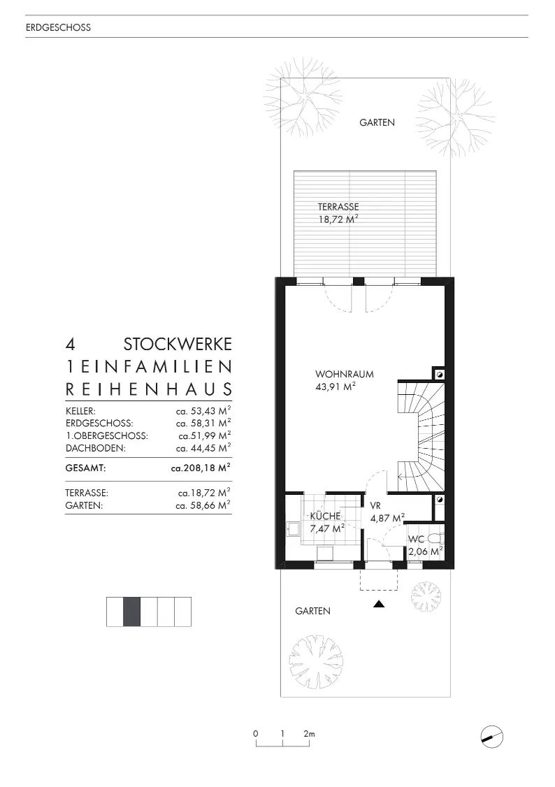 Familienidylle auf 4 Etagen in Essling I ca. 209m² benutzbare Fläche I Kamin I Naturnah & top Anbindung