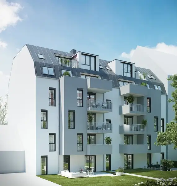 2-Zimmer DG Wohnung! West-Terrasse mit Fernblick! Erstklassige Ausstattung! ab Dezember