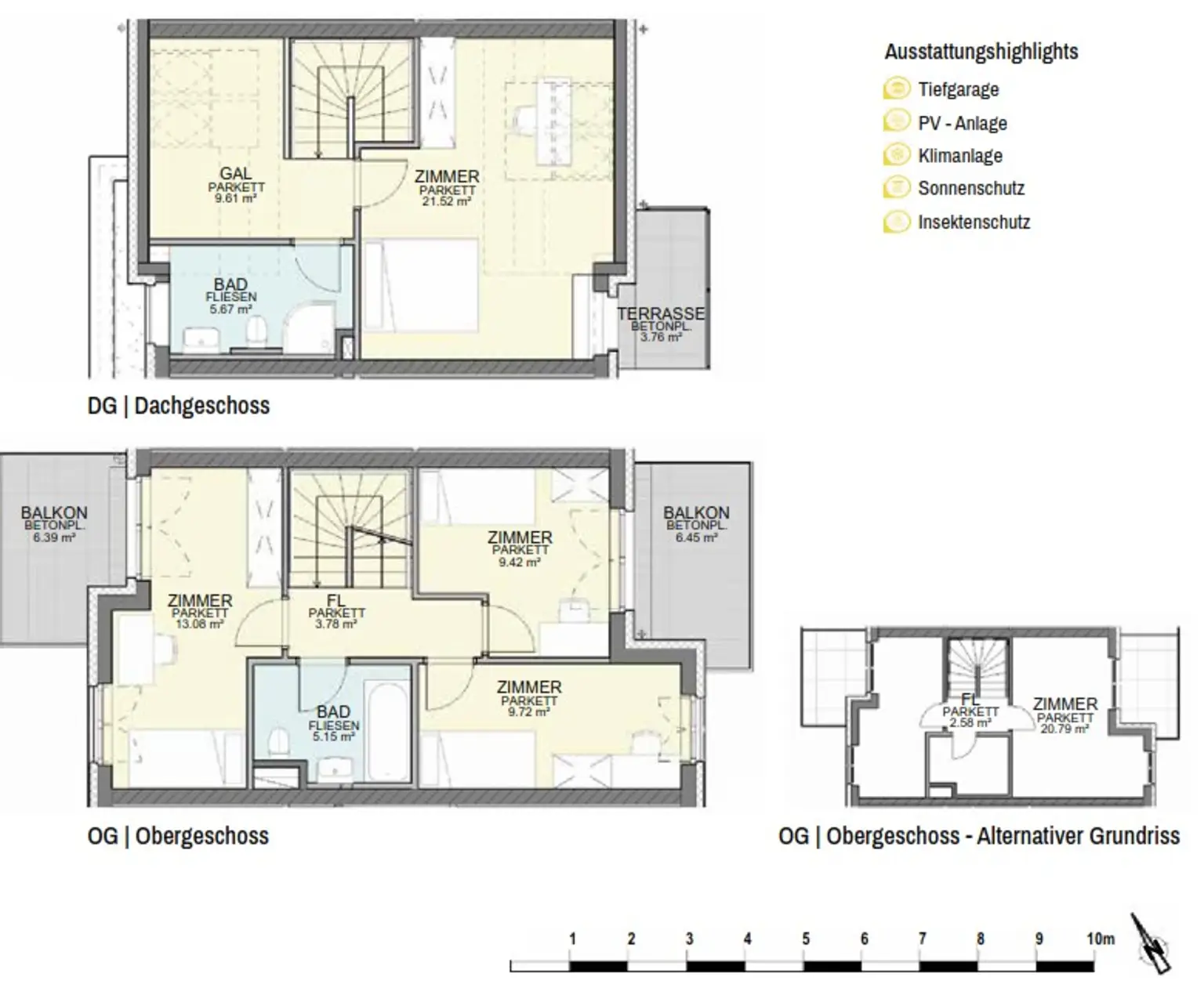 PROVISIONSFREI ~ Reihenhäuser nahe Mühlwasser und Donauinsel ~ 111m² - 120m² ~ ab € 749.000,00