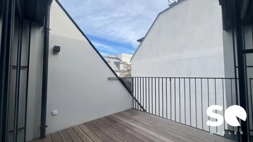 # SQ - EXKLUSIVE DACHGESCHOSSWOHNUNG IN 1030 WIEN - SEIDLGASSE - 2 ZIMMER und TERRASSE - TOP 17