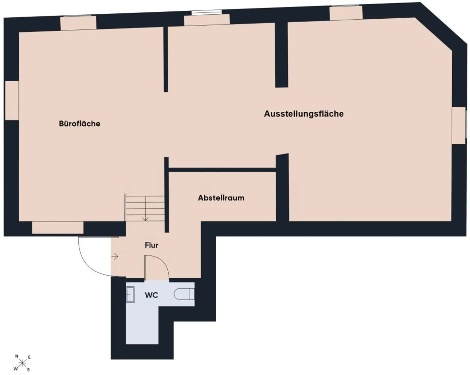 Grundriss ohne Maßstab