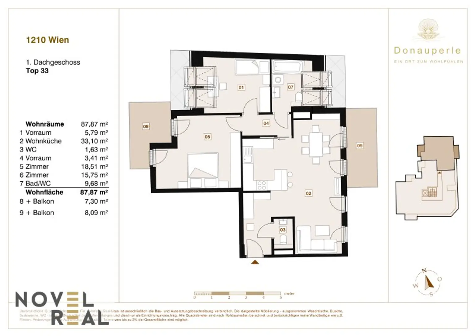 Ideal für Kleinfamilien: 3-Zimmer-Erstbezug Wohnung mit 2 Balkonen in Top Lage!