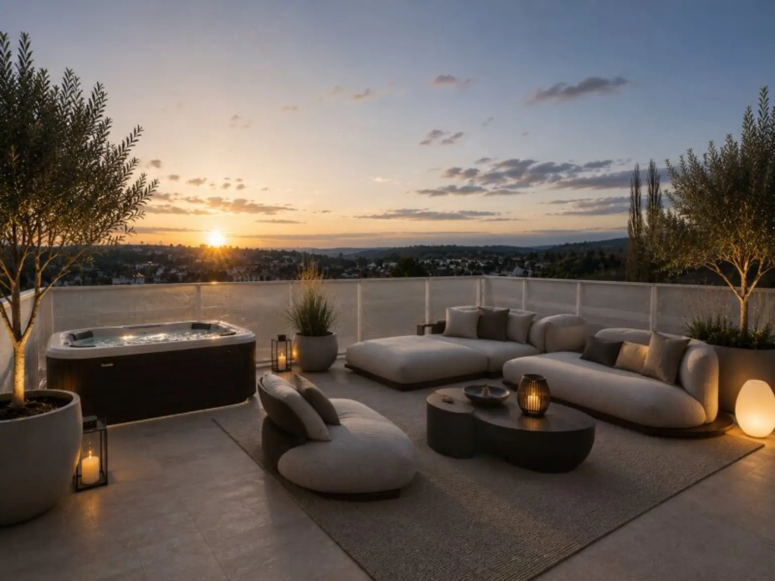 Möblierungsvorschlag Terrasse