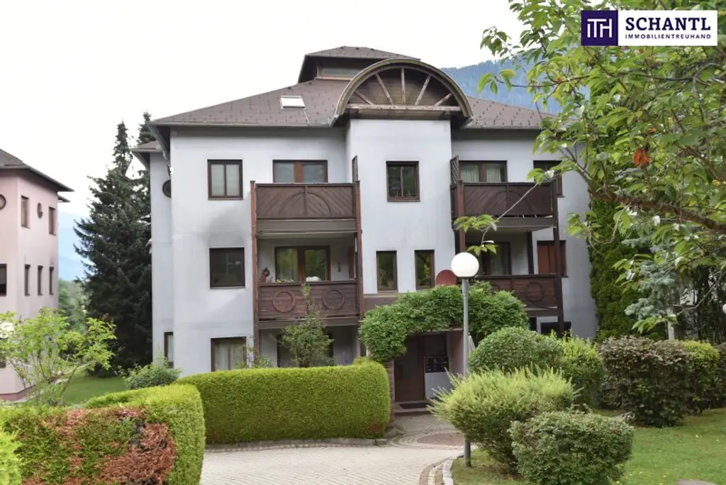 ++EXKLUSIVE ca. 92m² EIGENTUMSWOHNUNG am OSSIACHER SEE++mit PRIVATEM SEEZUGANG++ PANORAMABLICK auf die GERLITZEN++ZWEITWOHNSITZ ALS WERTANLAGE++